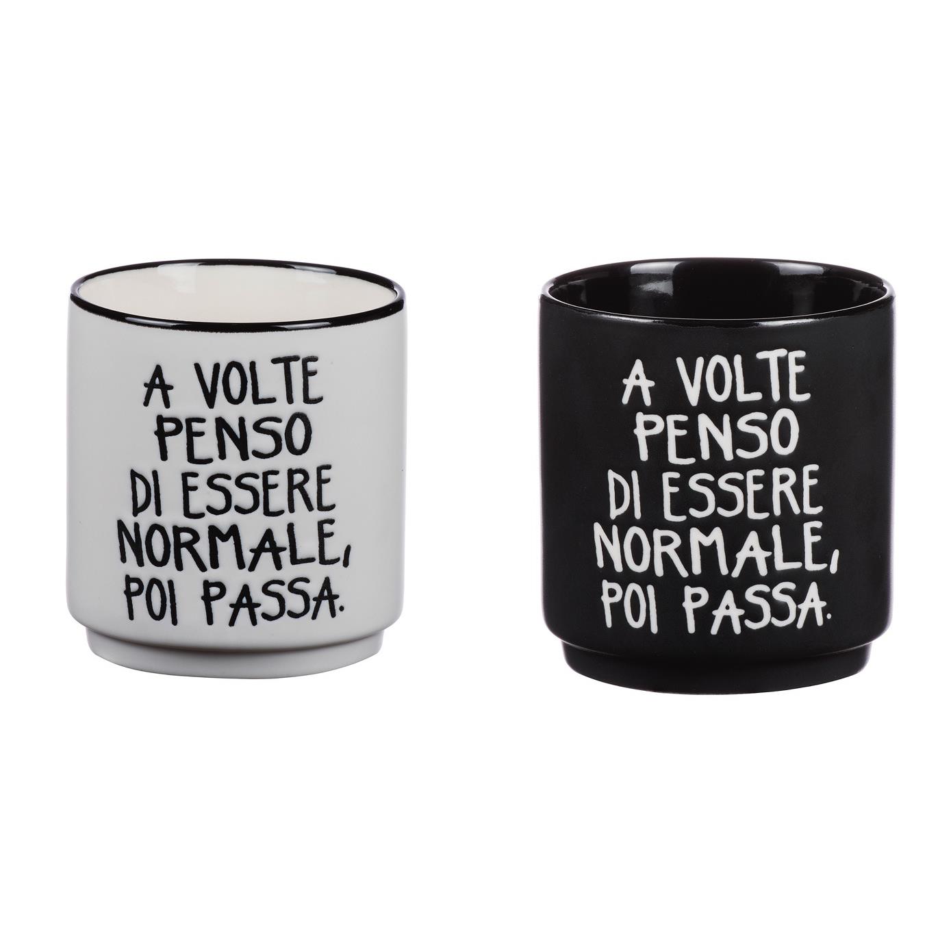 86560 8021785659872 65987 STAR TAZZA IN PORCELLANA ASS2COL Ø8,5 X 9H