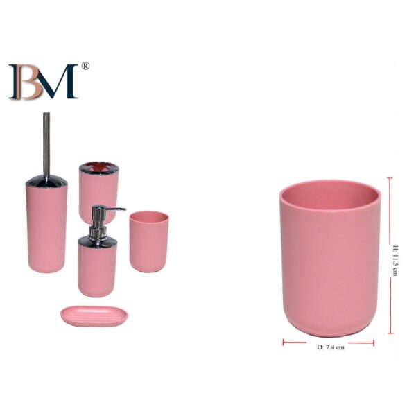 86636 8059018342307 BM-34230 BICCHIERE PORTASPAZZOLINO IN PLASTICA