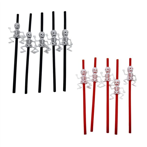 86843 8034116802861 1680286 SAIS halloween cannucce con teschio 5pz