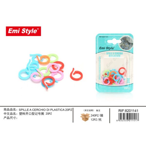 86941 8052533211417 8201141 EMI spille a cerchio di plastica 20pz