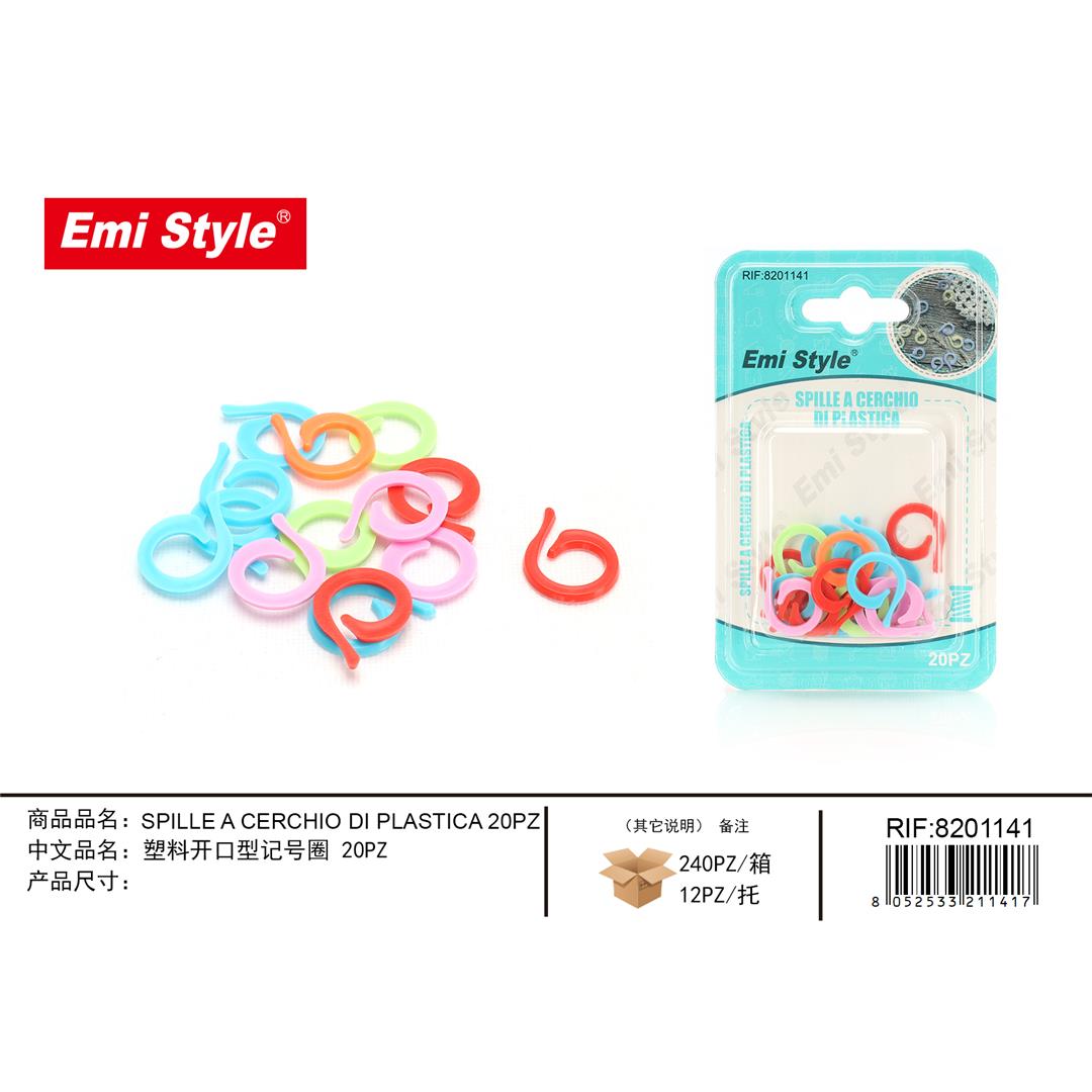 86941 8052533211417 8201141 EMI spille a cerchio di plastica 20pz