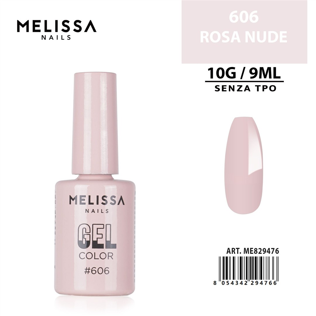 87072 8054342294766 0244093 DC melissa smalto gel unghie 9ml n.606 rosa nude