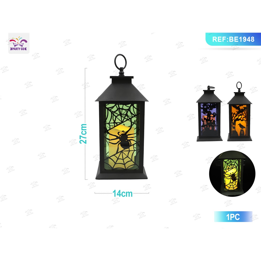 89779 8058617307489 BE1948 decoro lanterna con candela a batteria