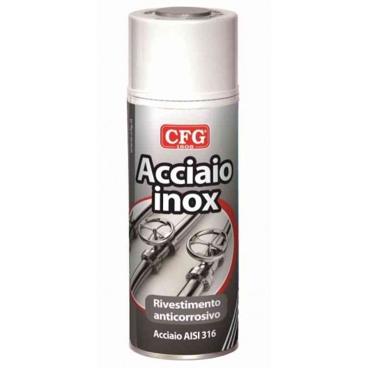 91168 8016818017507 CFG S0700 bomboletta spray 400ml acciaio inox 18/10