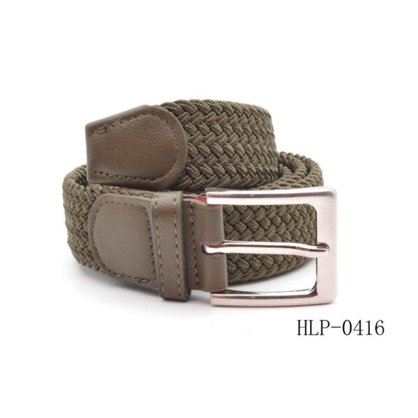 91308 8024896704165 HLP-0416 CINTURA ELASTICA UNISEX MARRONE