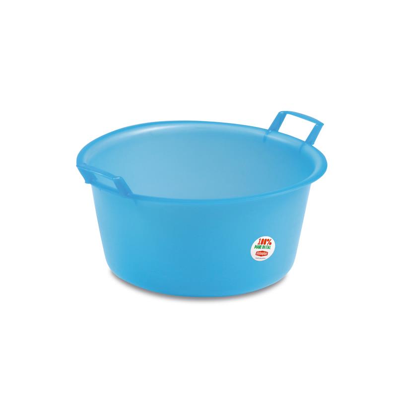 91498 8003507285002 195647 bacinella tonda politene ø50cm azzurro