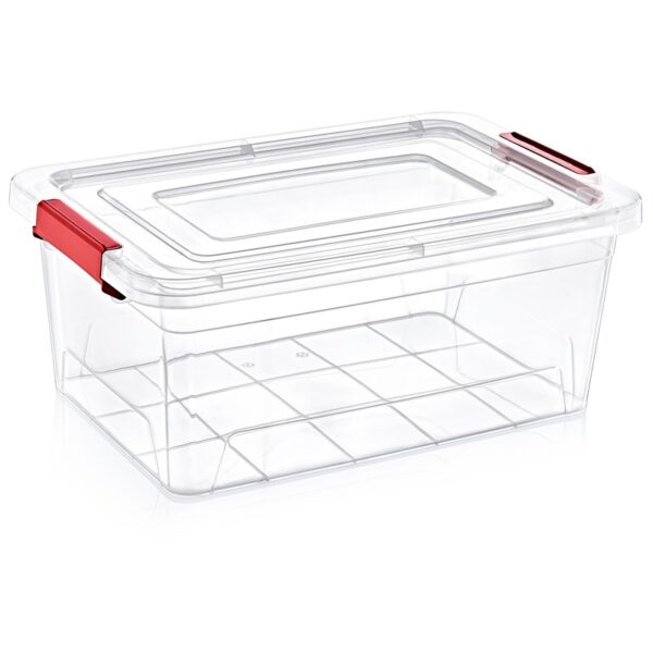 91500 8027458163417 204298 VISCIO box multiuso con coperchio 3,25lt cm.26x17x11,5