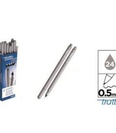 92068 8000825008412 214830724 TRATTO PEN METAL ARGENTP