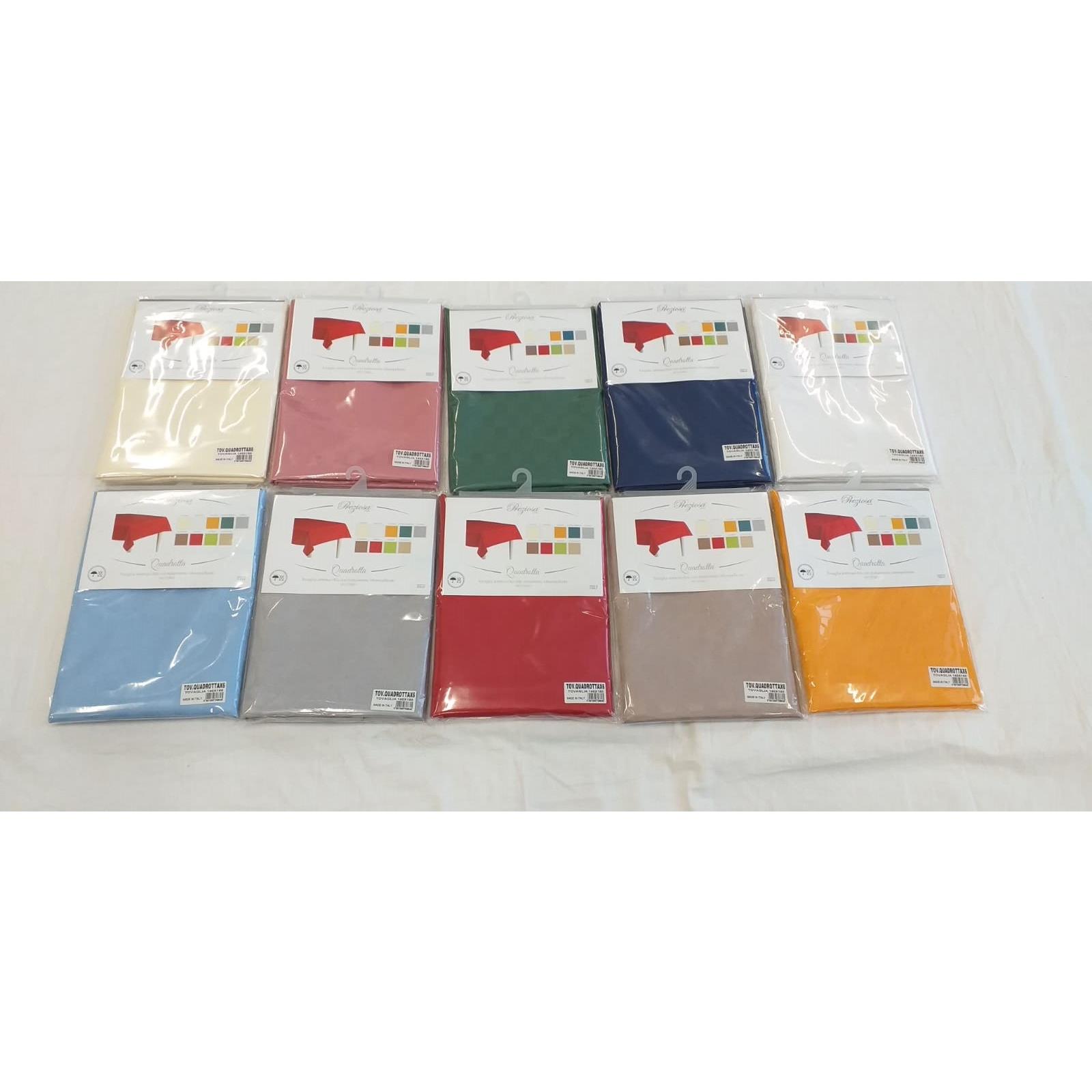92116 8057288706645 TOV043 TOVAGLIA ANTIMACCHIA QUADROTTA 6 POSTI CM. 140 X 180