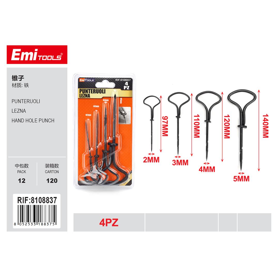 92791 8052533188375 8108837 EMI punteruoli lenza 4pz