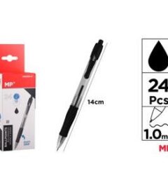 93025 8435250907434 PE140N-S ELIMINATO PENNA SFERA A SCATTO NERO 1.0MM