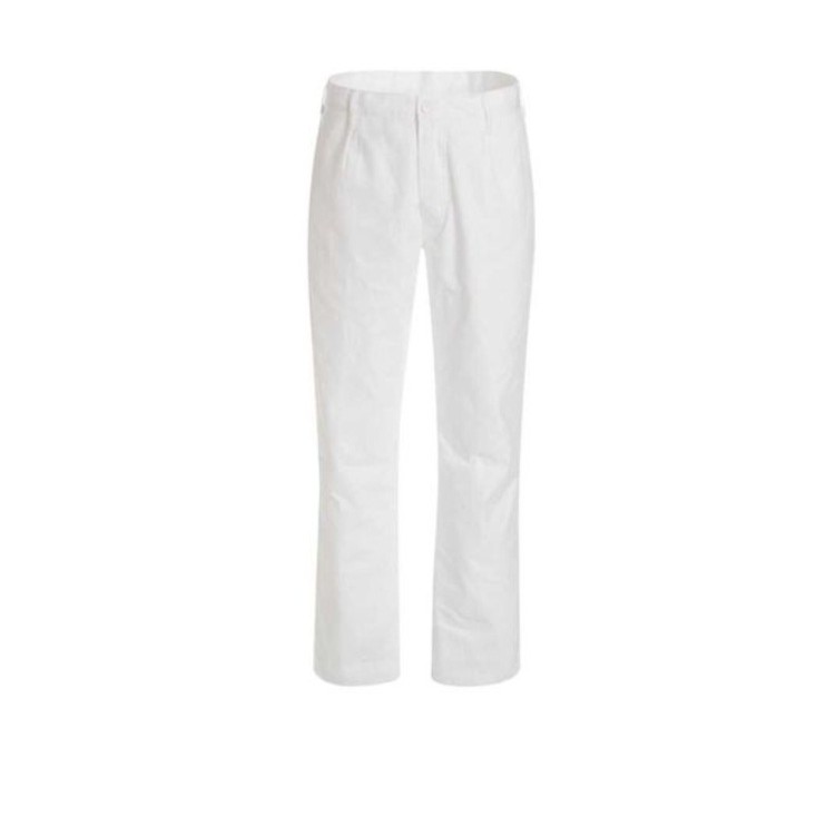 93716 8057014921786 PAN-L016B-XS abbigliamento professionale pantaloni unisex cuoco size:xs-3xl vita elastica con passanti bianco pan-l016b 65%poliestre 35%cotone tg.xs