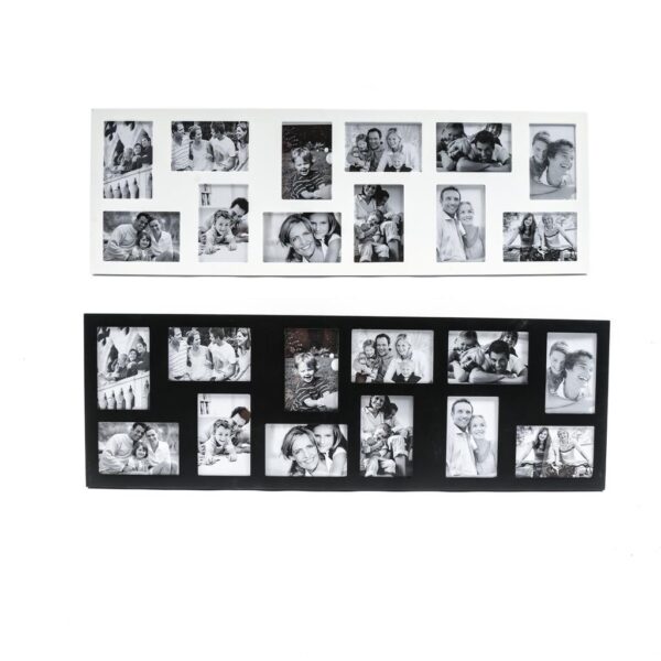 9974 8034052739245 39245 MERCURY CORNICE MULTIPLA 12 FOTO IN LEGNO 30XH91CM