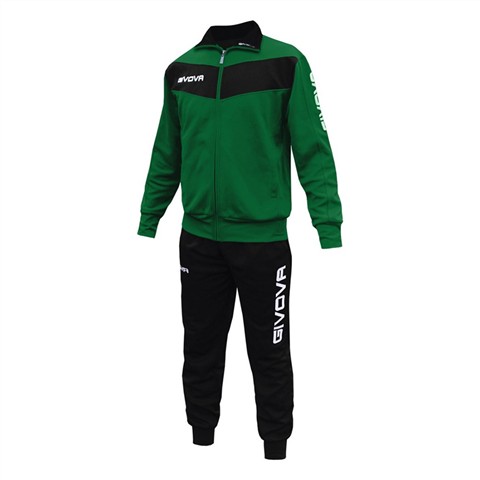 92234 8034044495418 TR018-VISA-VERDE/NERO-XL TUTA UOMO SPRTIVA GIVOVA VISA TR018 COL.VERDE/NERO TG.XL 0 9290000001942 TR018-VISA tuta uomo sprtiva givova visa tr018