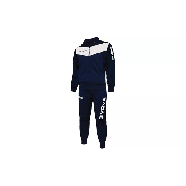 92245 8034044492363 TR018-VISA-BLU/BIANCO-XL TUTA UOMO SPRTIVA GIVOVA VISA TR018 COL.BLU/BIANCO TG.XL 0 9290000001942 TR018-VISA tuta uomo sprtiva givova visa tr018