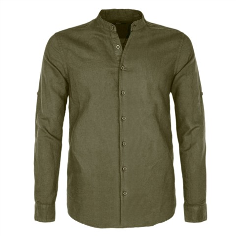 93630 9200000936304 30210-G-VERDE-6XL CAMICIA UOMO TAGLIA FORTE ML COLLO COREANO IN LINO SIZE:2XL-6XL COL.VERDE TG.6XL 0 9290000007173 30210-G camicia uomo taglia forte ml collo coreano in lino size:2xl-6xl