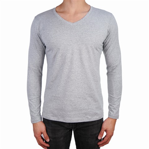 94124 9200000941247 QC-JY136-GRIGIO-XXXL MAGLIETTA UOMO A V IN COTONE ML 136 SIZE: M-XXXL COL.GRIGIO TG.XXXL 0 9290000007425 QC-JY136 maglietta uomo a v in cotone ml 136 size: m-xxxl